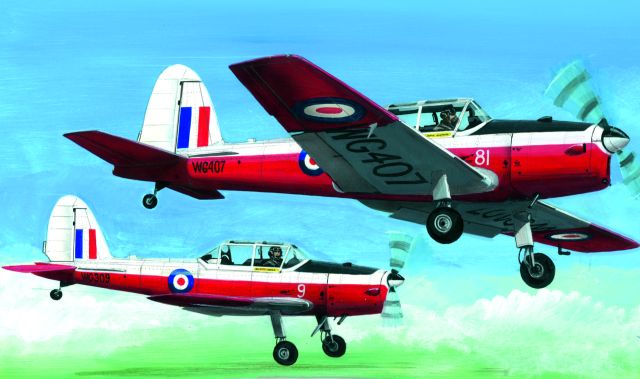 DHC-1 CHIPMUNK, AZ MODEL 1/72, PŘEHLED ZBARVENÍ