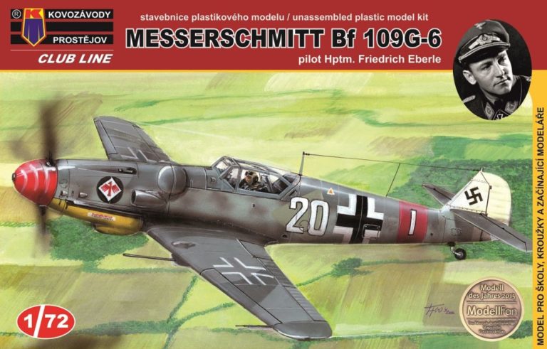 MESSERSCHMITT BF 109G-6, 1/72 KP – CLUB LINE, STAVBA, JAN PAVLÍK