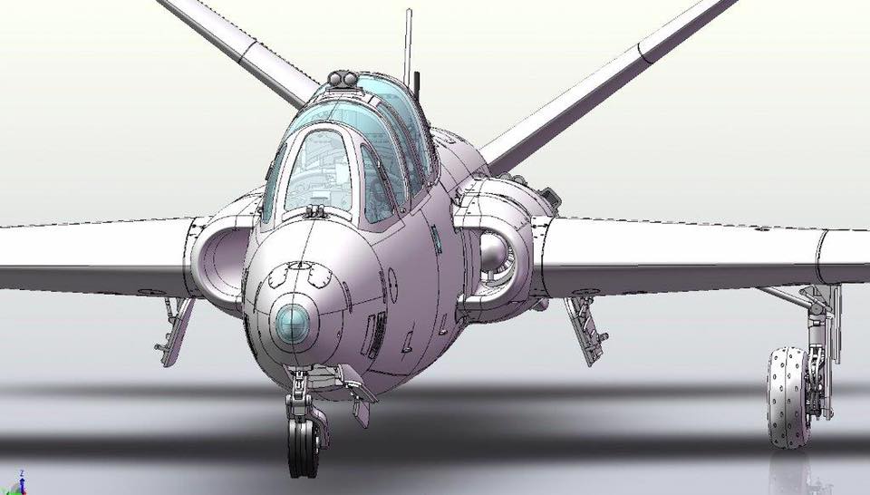 FOUGA MAGISTER 1/32, DACO – PRVNÍ RENDERY