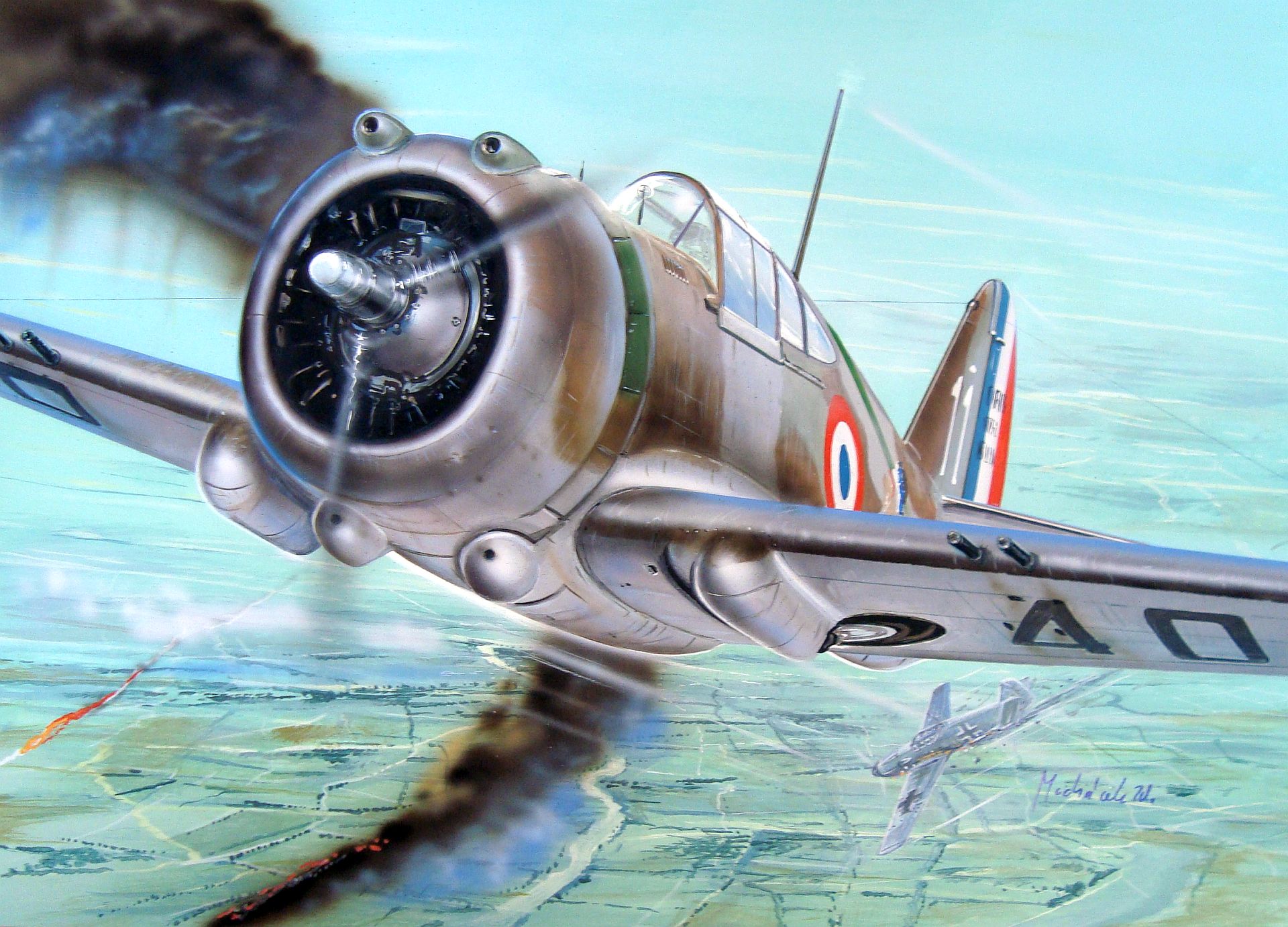 CURTISS P-36/H-75 1/72, AZ MODEL, – PŘEHLED KAMUFLÁŽÍ
