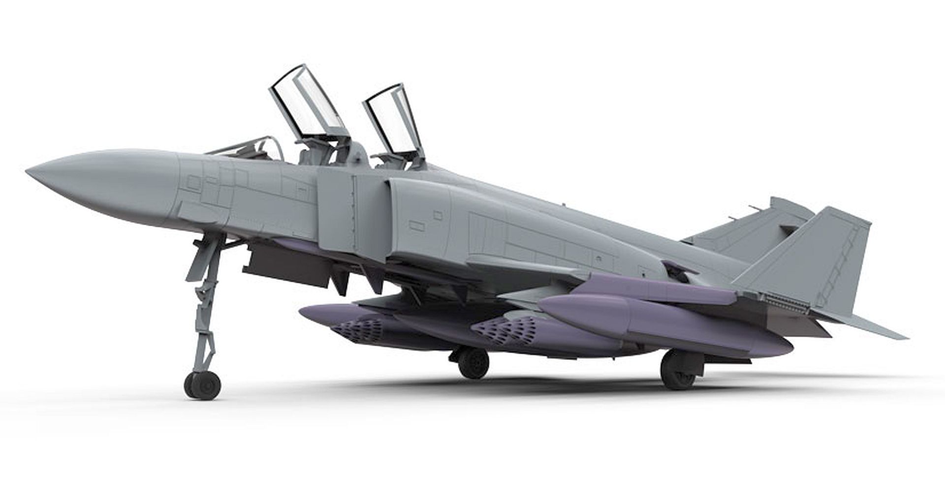 PHANTOM FG. 1, 1/72 AIRFIX, PRÁCE POKRAČUJÍ