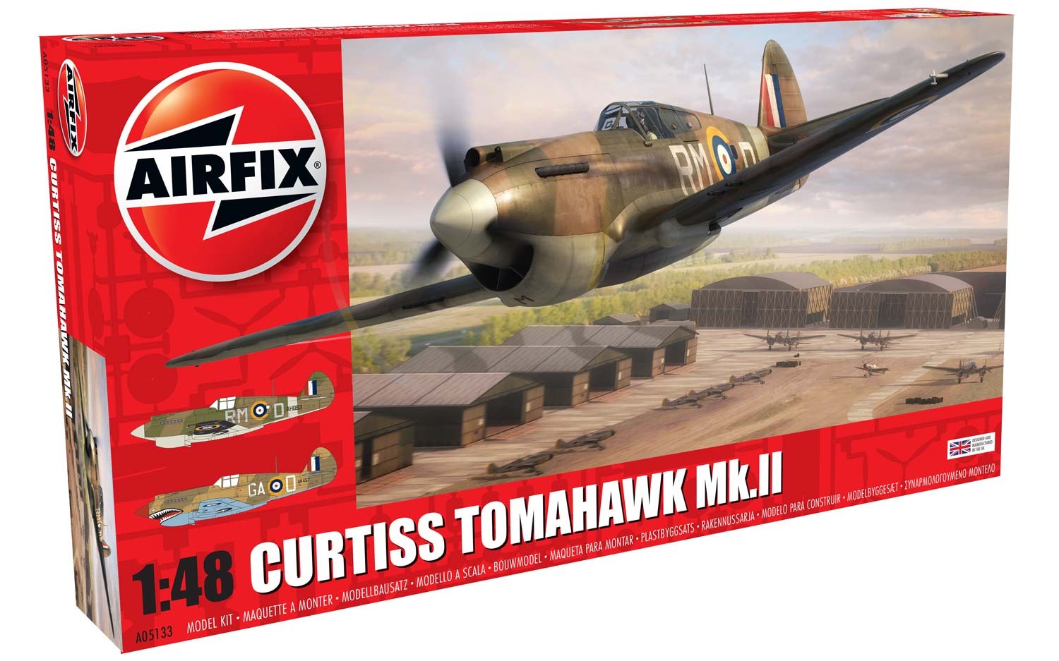 CURTISS TOMAHAWK MK. II 1/48 AIRFIX JDE DO PRODEJE