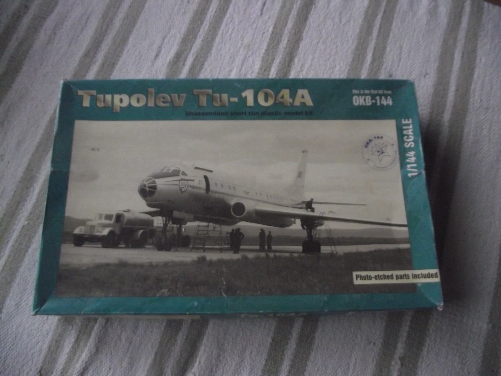 TUPOLEV TU-104A, 1/144 OKB144, JIŘÍ FIALA