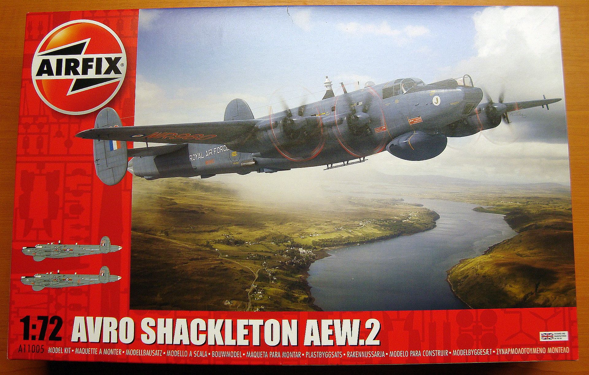 AVRO SHACKLETON AEW. 2, 1/72, AIRFIX, NÁHLED DO KRABIČKY