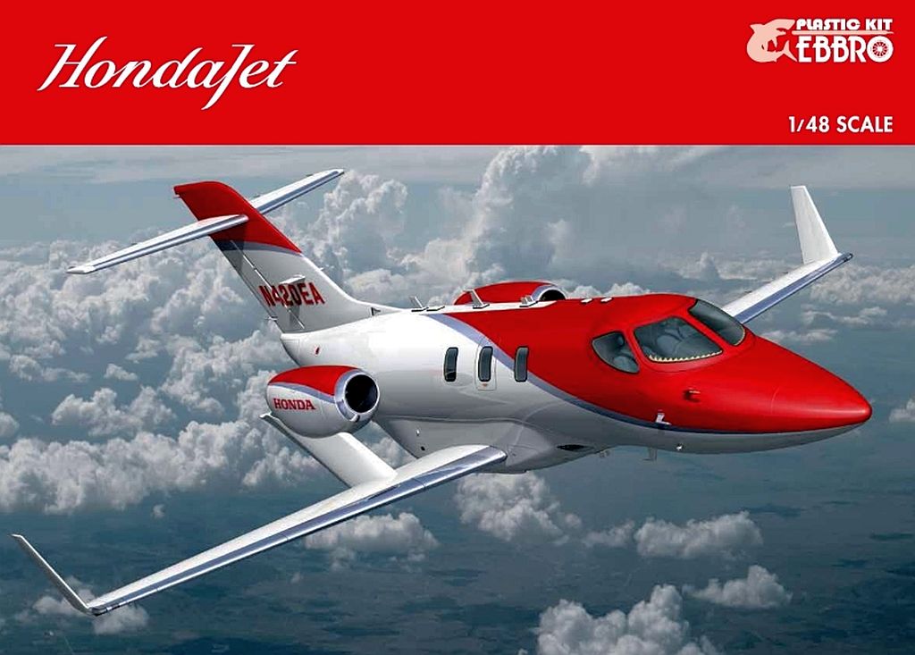 HONDAJET V MODELU – EBBRO 1/48 (A 1/144?)