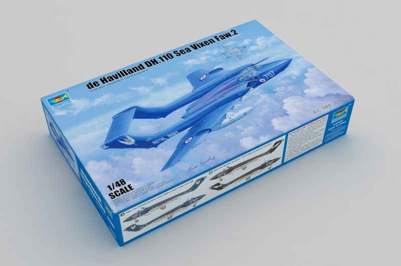 DE HAVILLAND DH. 110 SEA VIXEN FAW. 2 1/48, NOVINKA TRUMPETER