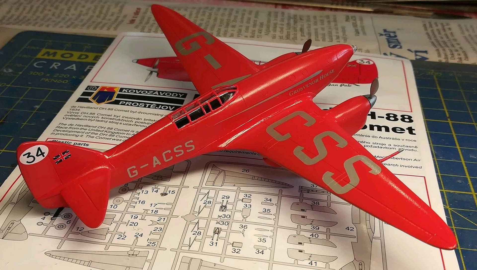 DH-88 COMET, KP 1/72, FILIP TOMČI