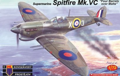 SPITFIRE MK. VC, KP 1/72, TESTOVACÍ STAVBA