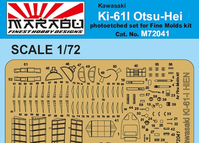 KI-61 HIEN 1/72, NOVÉ LEPTY OD MARABU DESIGN