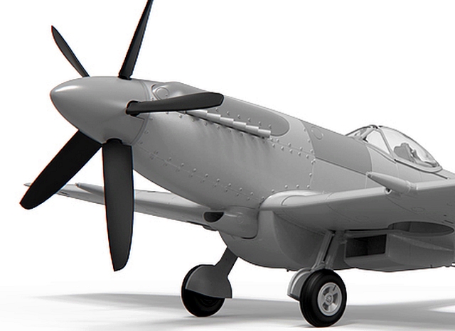 SUPERMARINE SPITFIRE XIVE, 1/48, NOVINKA AIRFIX 2019