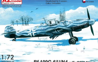 Bf-109 G-6/U4/R6 1/72 AZ model – Postaveno