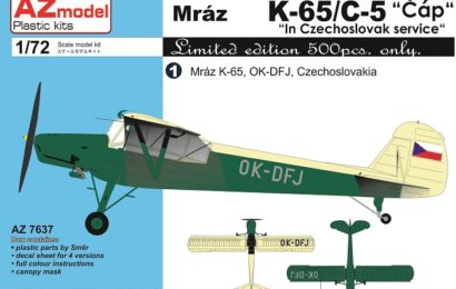 K-65/C-5 Čáp “In Czechoslovak service” 1/72 AZ model – Postaveno