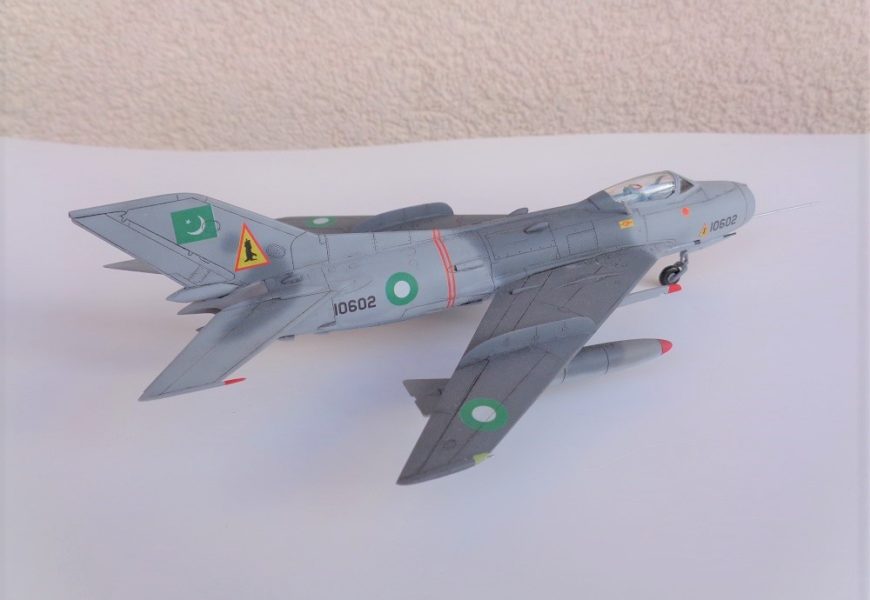 Shengyang F-6C Pákistán 1/72 KP – Postaveno