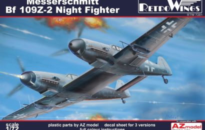 Představujeme – Messerschmitt Bf 109Z, 1/72 RetroWing & AZ model