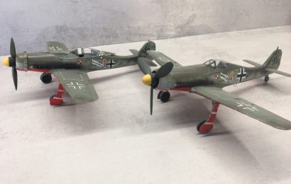 1/48 Fw-190D-9 a D-11 Eduard – postaveno od Cliva