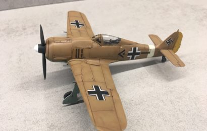 1/72 Fw-190A-4/Trop a Fw-190A-2 od AZ model – postaveno od Cliva