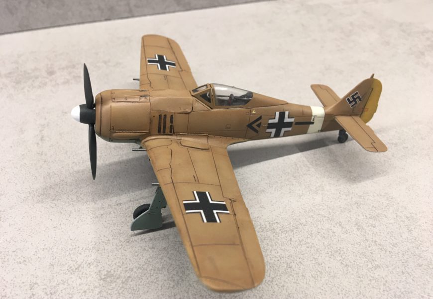 1/72 Fw-190A-4/Trop a Fw-190A-2 od AZ model – postaveno od Cliva