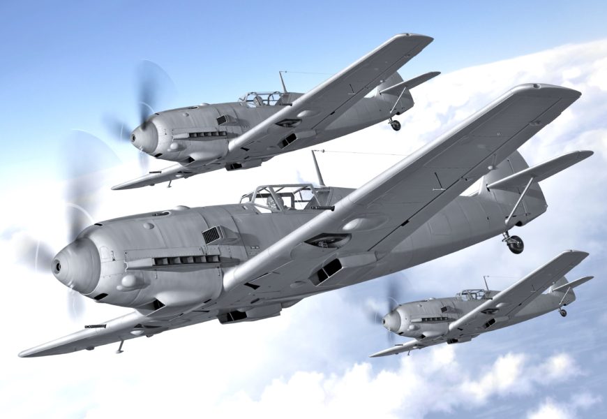 Messerschmitt Bf 109E-3/4/7  1/72 AZmodel    Joypack