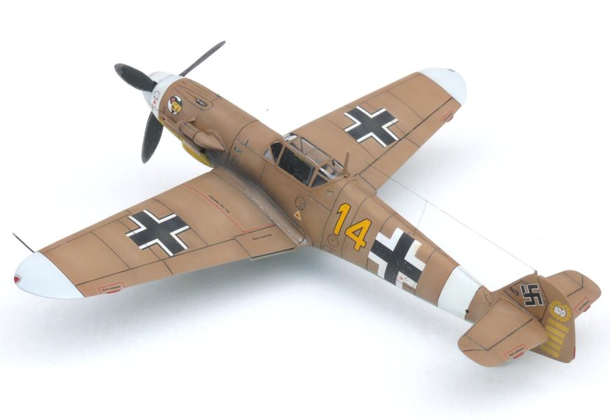 Bf 109 F-4. H.J. Marseille, AZmodel 1/72