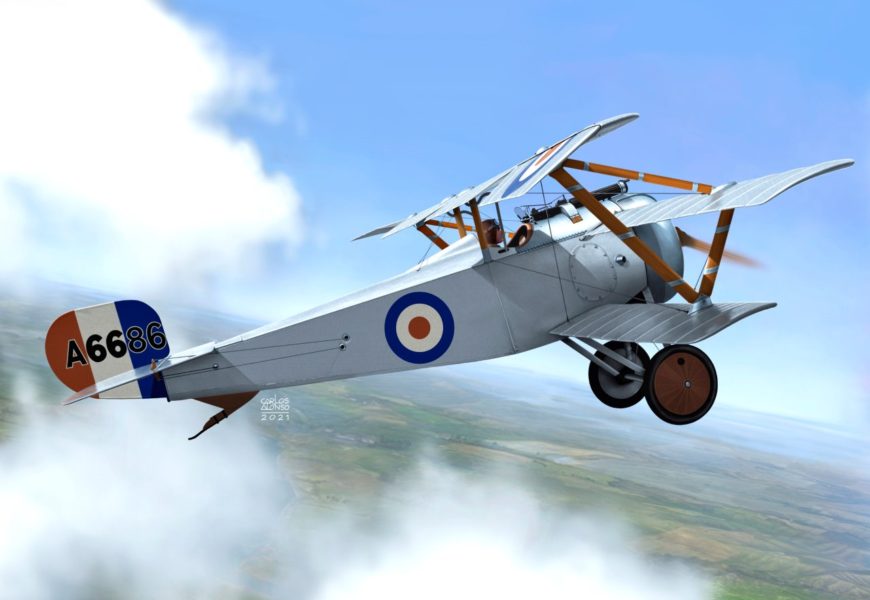Nieuport Triplane 1/72 KP – kontrolní stavba