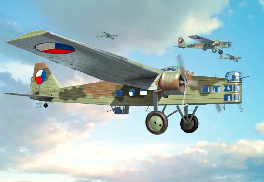 Marcel Bloch /Aero MB-200   1/72  KP Kovozávody Prostějov