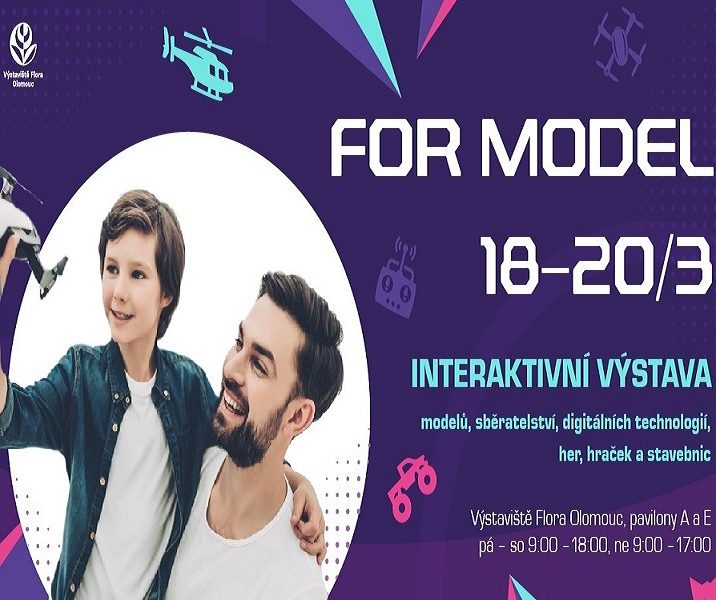 PRODEJNÍ VÝSTAVA FOR MODEL 2022 OLOMOUC 18.3-20.3. PRODEJNÍ VÝSTAVA FOR MODEL 2022 OLOMOUC 18.3-20.3.