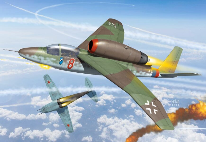 Heinkel He-162 Salamander 1/72 novinka AZmodel