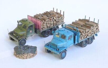 Praga V3S Lesovůz, 1/72 MMK