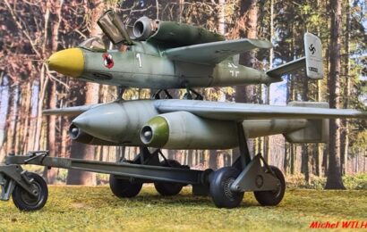 Mistel 5 He162A-2 w/Arado E-377a 1/72 Dragon