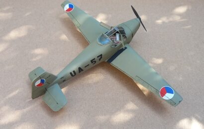 Zlin C-6 „Basa“ 1/72 Kovozávody Prostějov