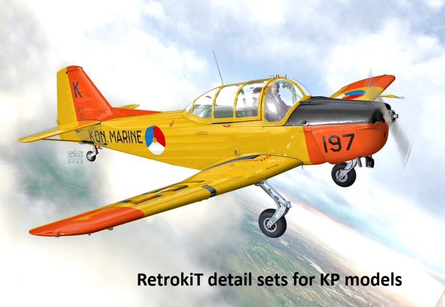 Detail set RetrokiT pro Fokker S-11 1/72 Kovozávody Prostějov