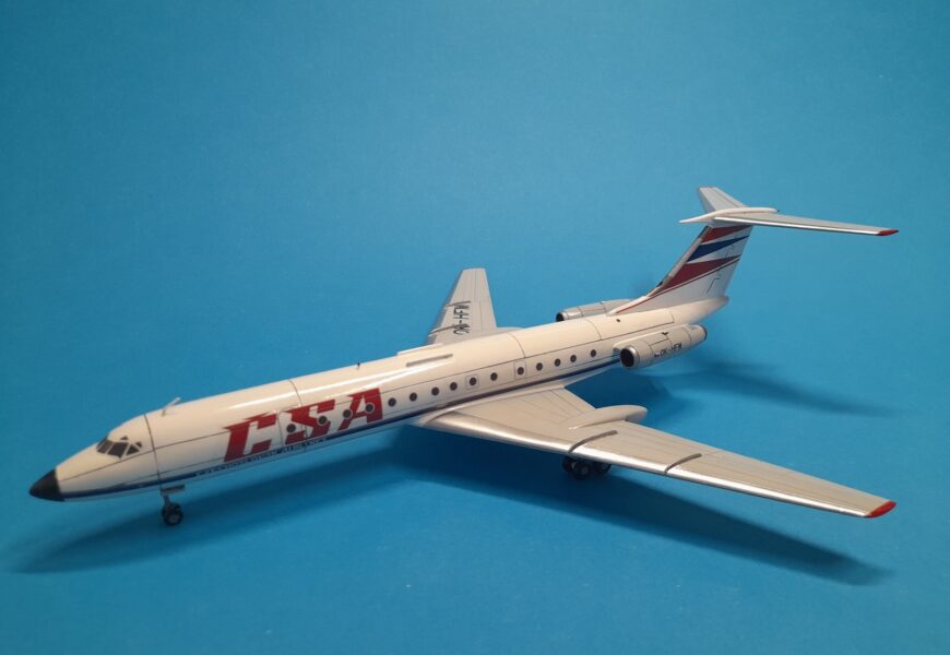 Tu-134A ČSA 1/72 Kovozávody Prostějov