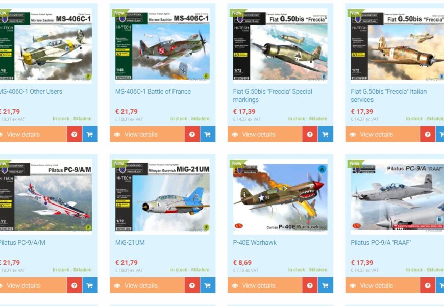 Červencové novinky Kovozávodů Prostějov jsou v prodeji