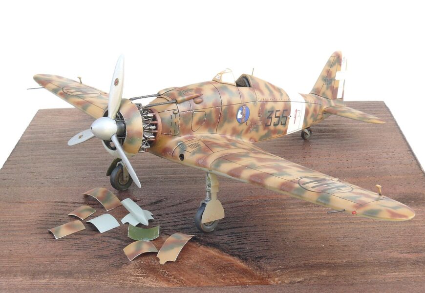 Fiat G.50 bis „Freccia“ 1/72 Kovozávody Prostějov (ex Fly814)