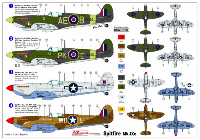 Spitfire Mk.IX 1/72 AZmodel